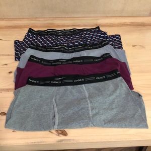 NWOT Men’s Hanes Boxer Briefs - NEVER WORN